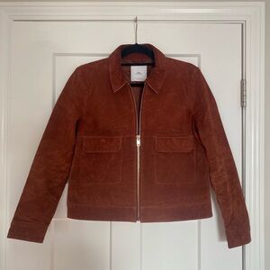 Suede Leather Jacket from Mango